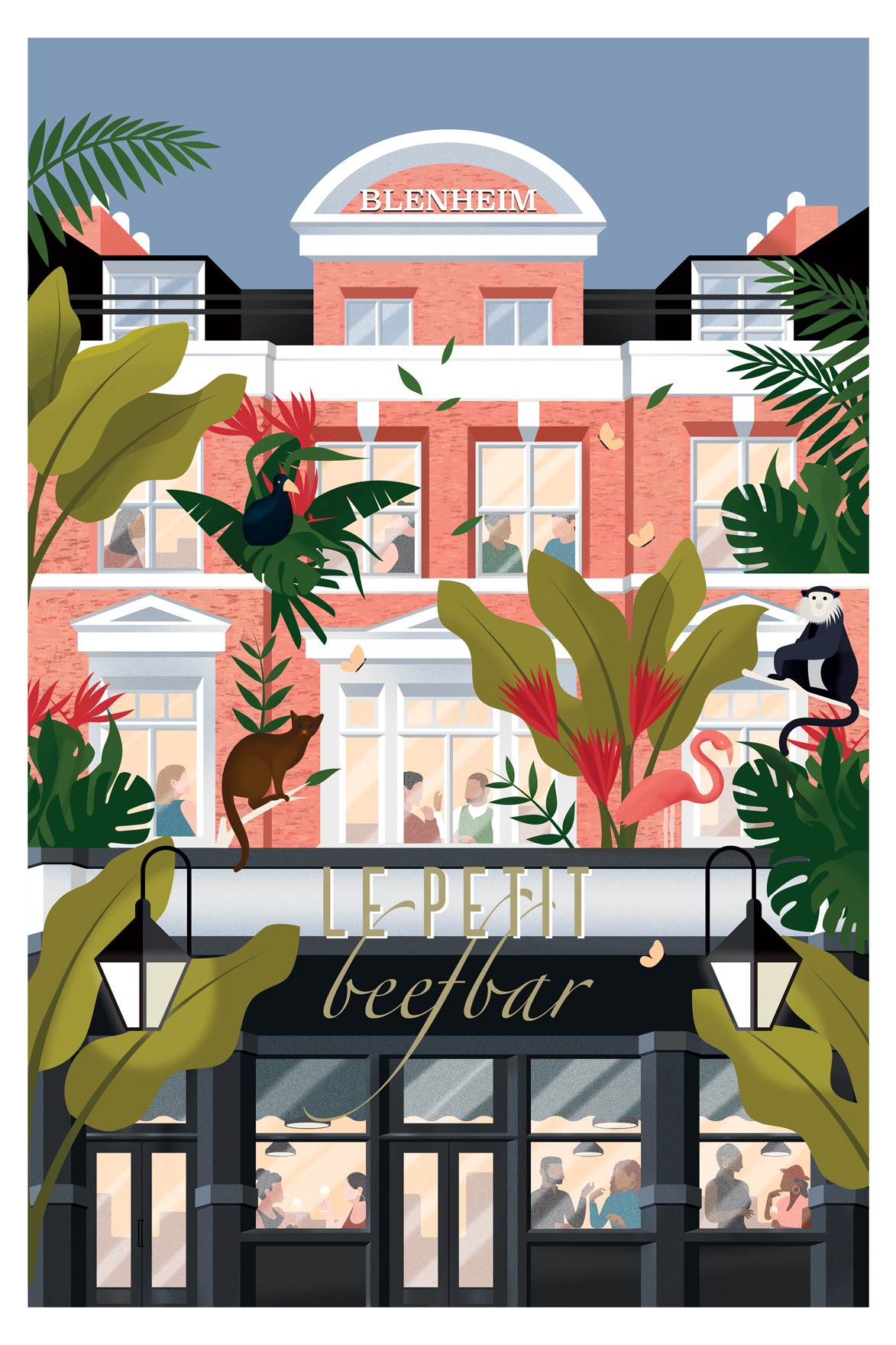 affiche le petit beefbar london